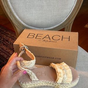 NEW with tags Beach by Matisse Seashore Platform Sandals